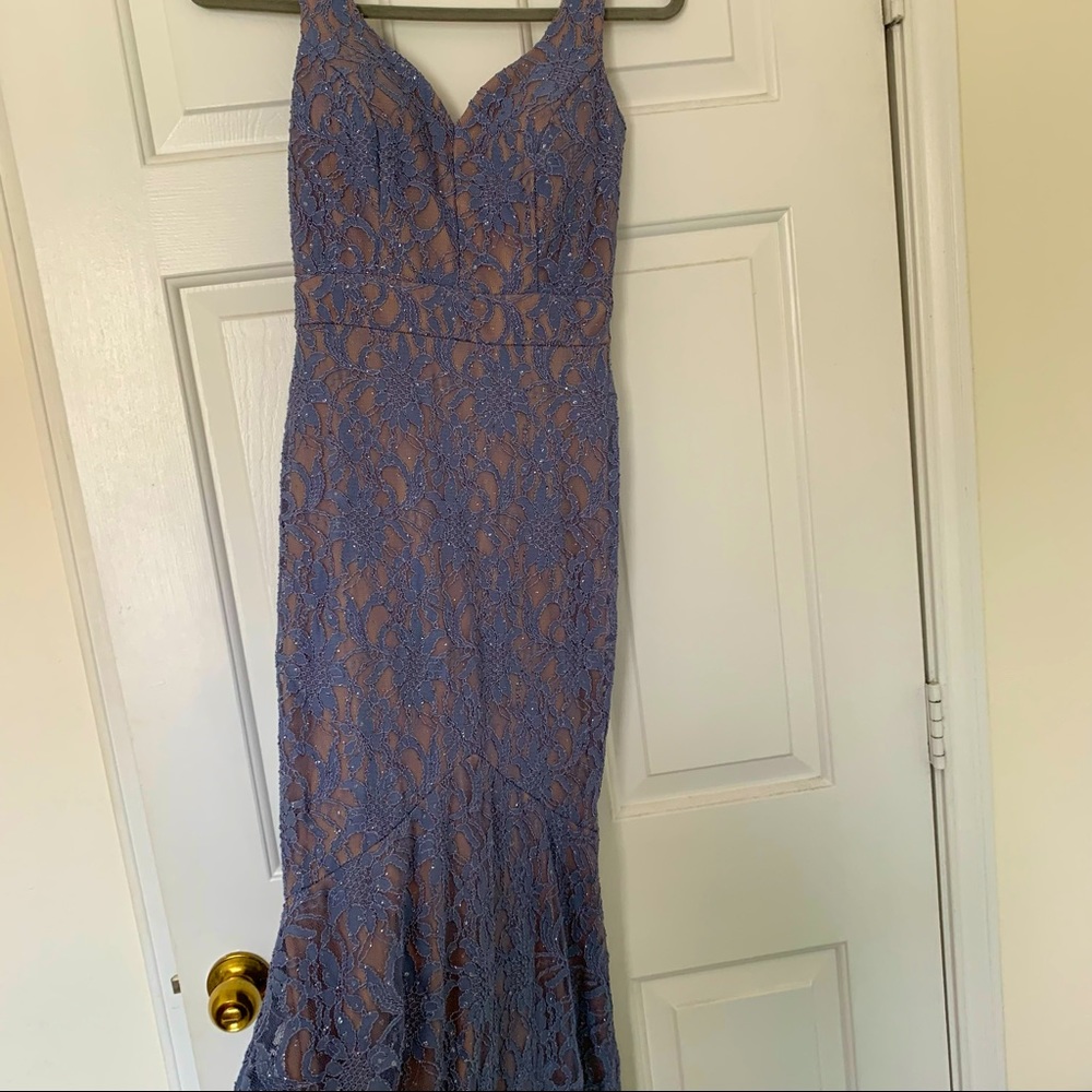 Betsy& Adam Floral detailed maxi dress